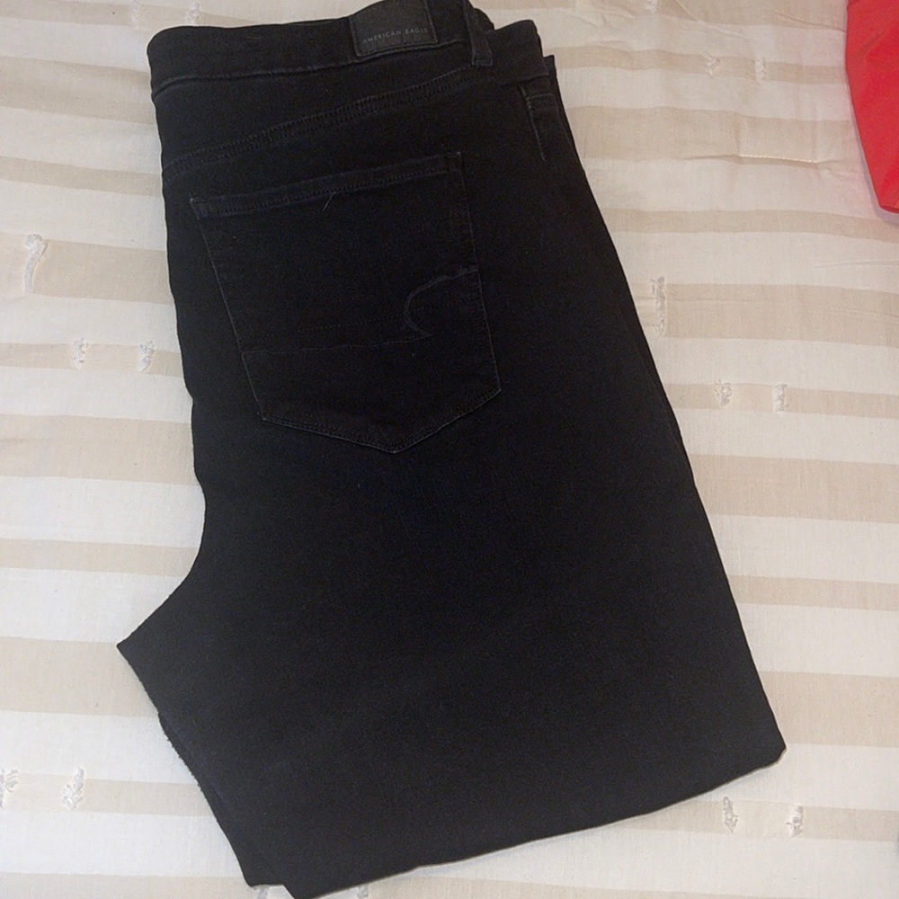Black American Eagle Jegging
